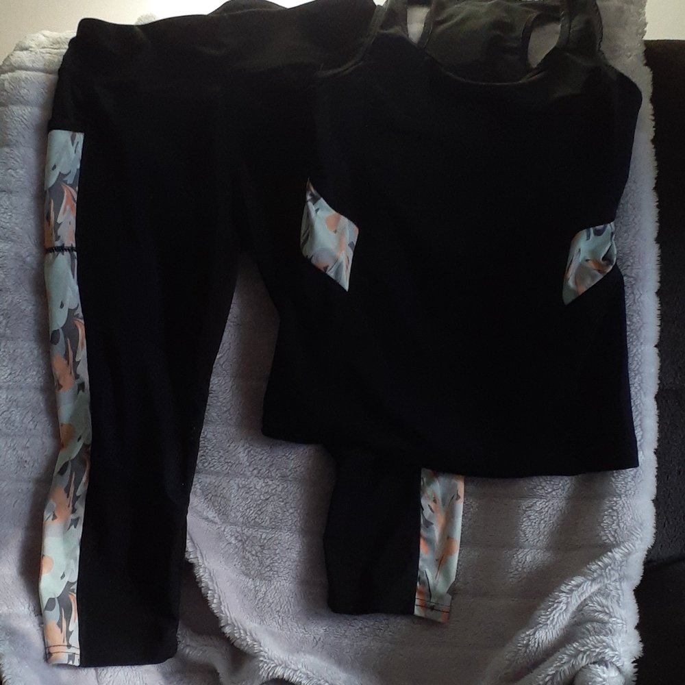 Capri legging and tank set #w19